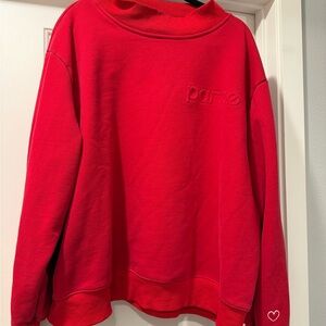 Parke Valentines Red Sweatshirt